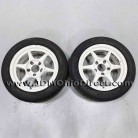 JDM Buddy Club P1 SF White 15 inch Wheels and Tires 